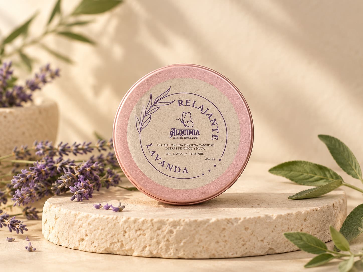 Crema Relajante de Lavanda